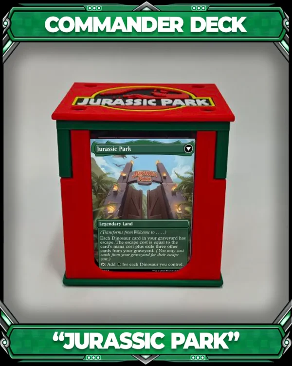 Commander Deckbox Jurassic Park