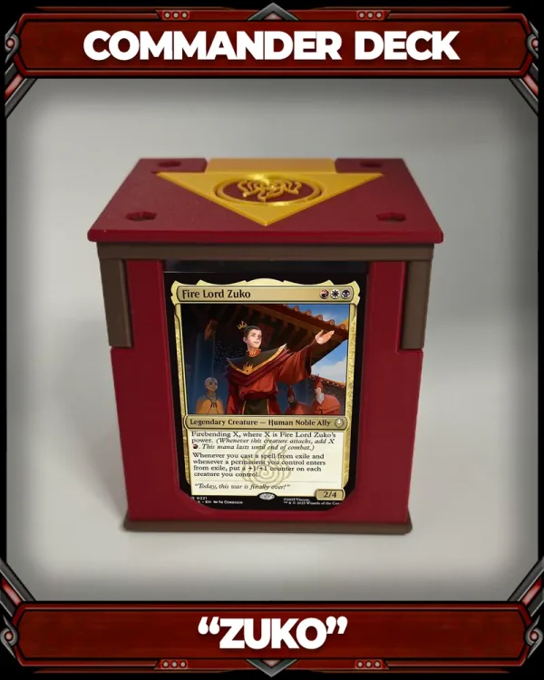 Commander Deckbox Zuko (Avatar: The Last Airbender)