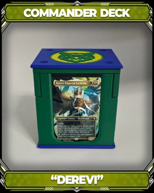 Commander Deckbox Derevi (Bloomburrow)