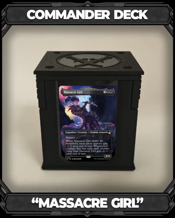 Commander Deckbox Massacre Girl