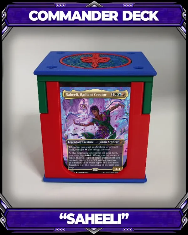 Commander Deckbox Saheeli (Aetherdrift)