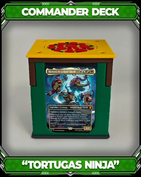 Commander Deckbox Tortugas Ninja (Secret Lair)