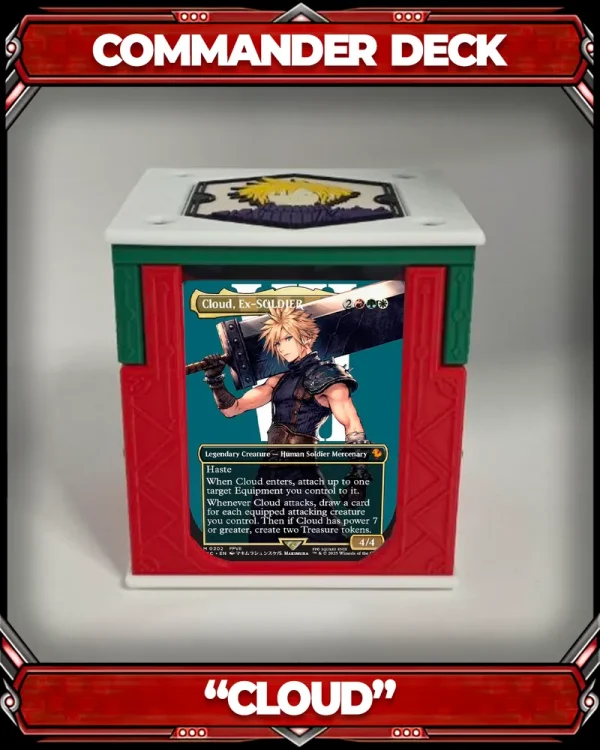 Commander Deckbox Cloud (Final Fantasy)