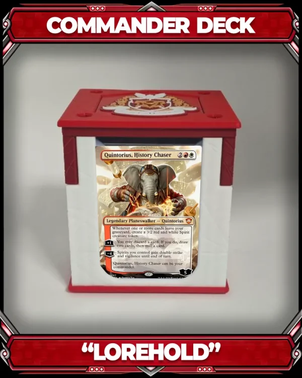 Commander Deckbox Lorehold (Strixhaven)