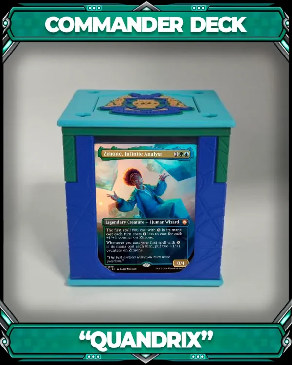Commander Deckbox Quandrix (Strixhaven)