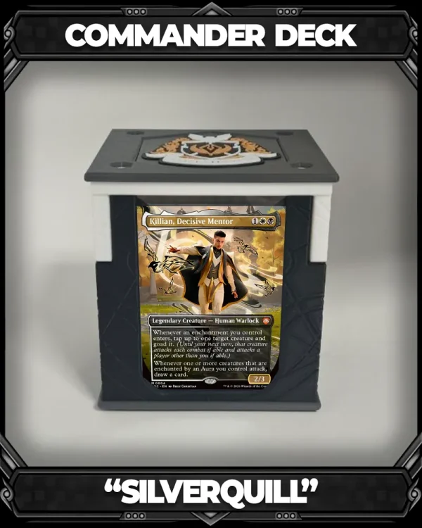 Commander Deckbox Silverquill (Strixhaven)