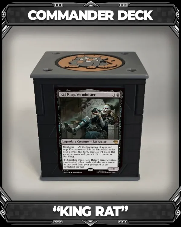Commander Deckbox King Rat Verminister