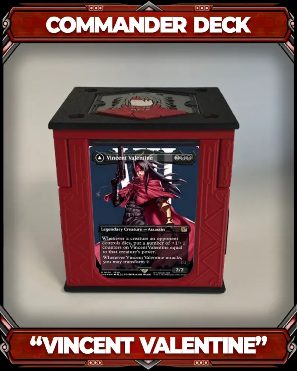 Commander Deckbox Vincent Valentine (Final Fantasy)