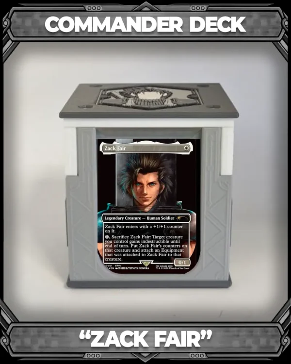 Commander Deckbox Zack Fair (Final Fantasy)